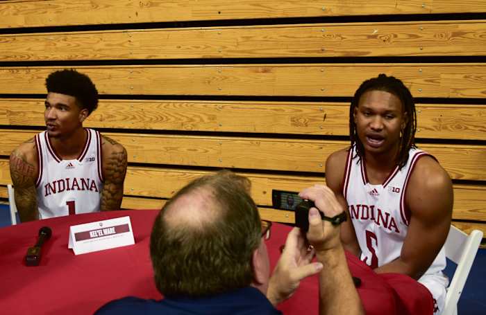 Kel'el Ware and Malik Reneau chatted with media members regarding the approaching basketball season.